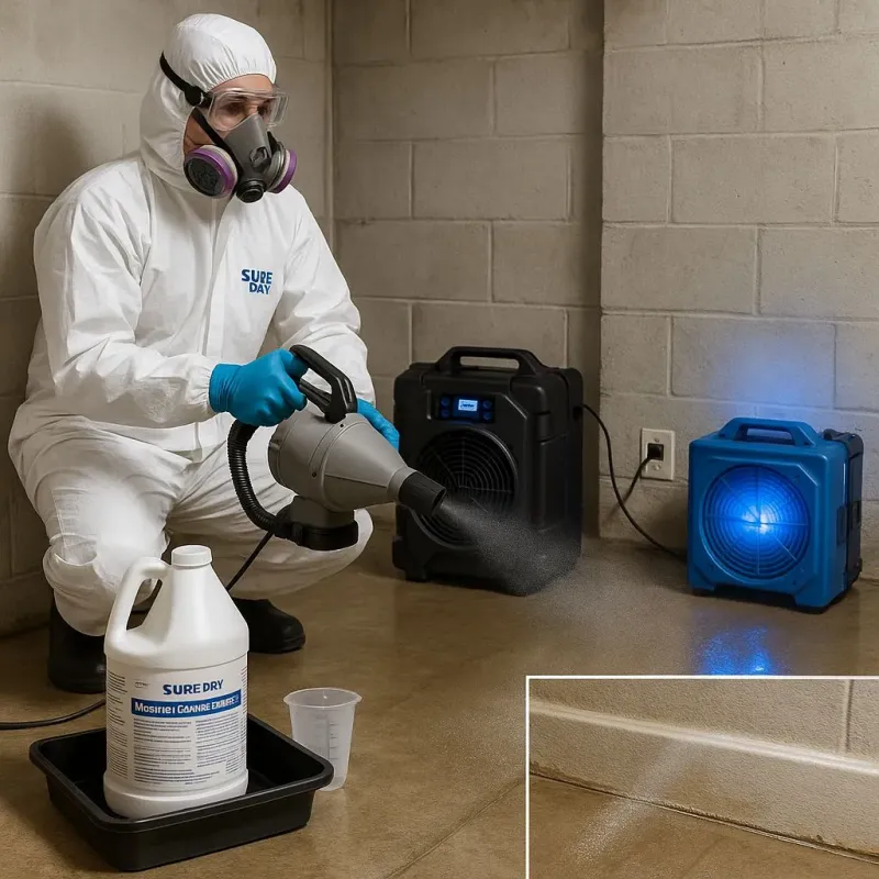 Sanitization and Odor Removal process in Montgomery County, TX