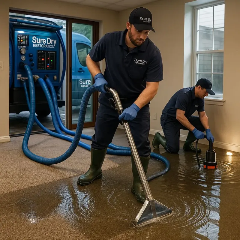 Water Extraction and Removal process in Montgomery County, TX